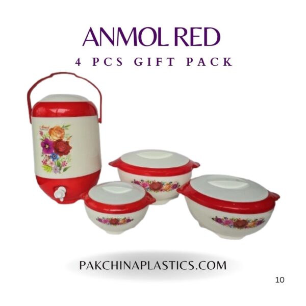 Anmol (4 Piece Gift Set) "Red"