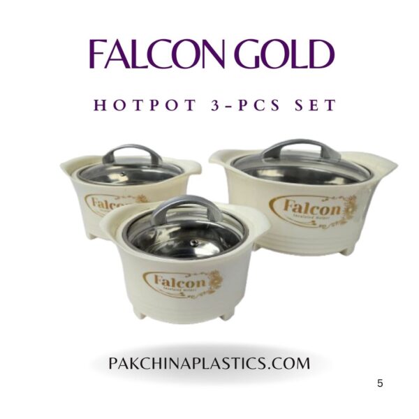 Falcon Gold Hotpot (3 Piece Set)